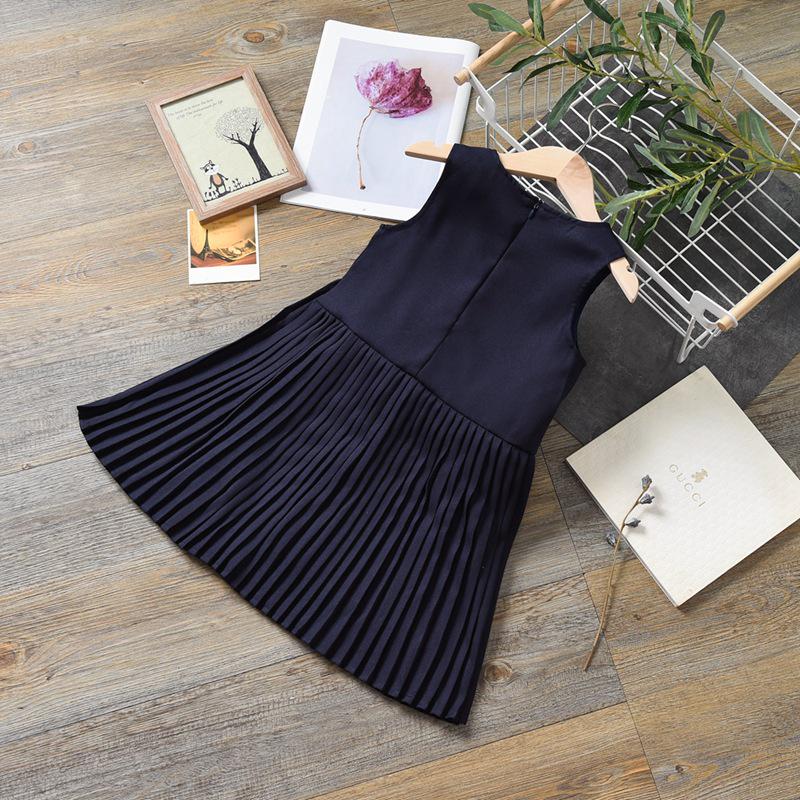 YUBAOBEI Primavera Estate Ragazze Abiti plissettati Vestiti per bambini  Principessa Festa di compleanno Vestito nero Cotone Gilet senza maniche  Vestito acquista in modo economico — spedizione gratuita, recensioni reali  con foto — Joom