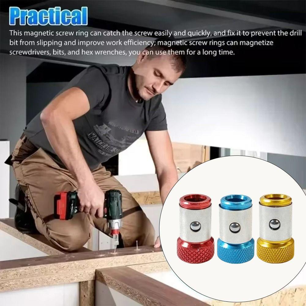 3pcs Durable Magnetic Screwdriver Bit Magnetic Drill Tool Magnetizer  Tool Accessories