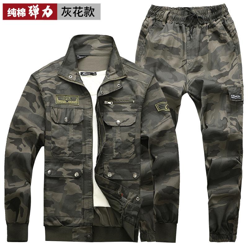 Men's Wear-resistant Electric Welding Anti-scalding Welder's Clothing, Spring and Autumn Labor Insurance Clothing