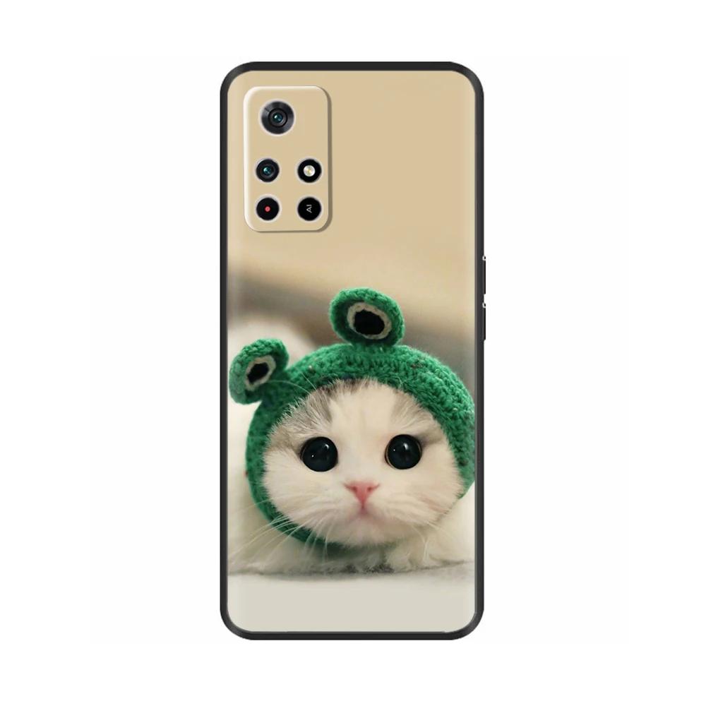 For Poco X4 Pro 5G Poco M4 Pro Case Cute Cartoon Soft Liquid Silicone Phone Housing Cover For Xiaomi Poco M4 Pro 4G Fundas Coque