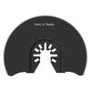 5PCS Semi Circular Oscillating Saw Blades for Cutting Wood Plastic Soft Metal 88mm Oscillating Multitool Quick Release Saw Blade