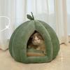 Closed Cat Nest Winter Warm Pet Bed Cactus Ball Shape Pet Bed with Detachable Inner Mat for Small Dogs Kittens Puppies