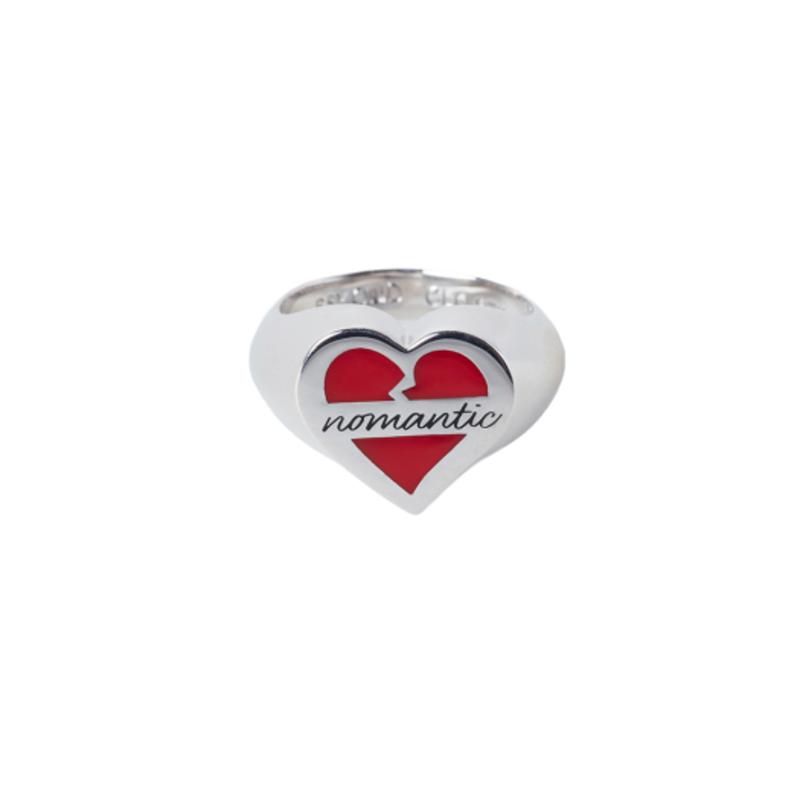 

beyondcloset [WOMENS EDITION] NOMANTIC LOGO LOVE RING SILVER FREE