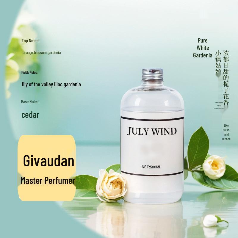 Gardenia Scented 500ML Essential Oil Refill for Diffusers - Ideal for Bedroom, Living Room, Office, Bathroom