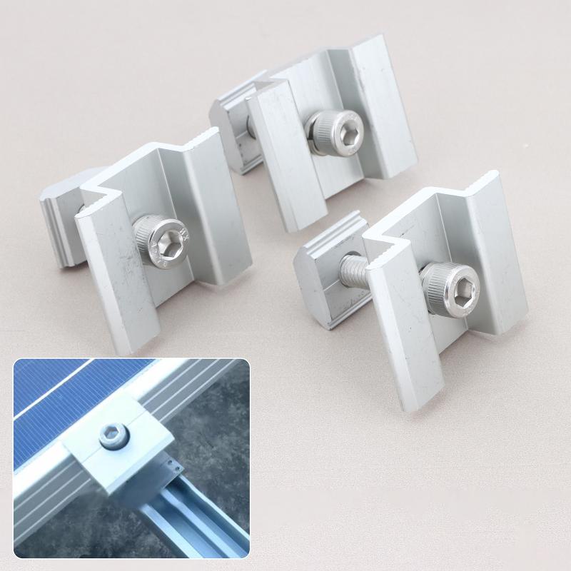 Premium Aluminum Alloy Solar Mounting Bracket 1/3Pcs Fit Framed Frameless Panel Camping Roof Installation
