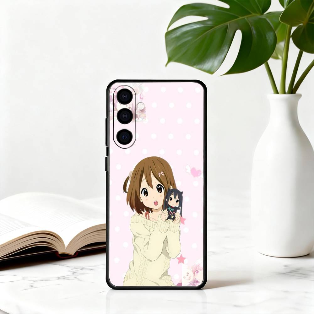 K-K-ON Music Y-Yui H-Hirasawa-yh Phone Case For Samsung Galaxy A73,A72,A71,A70,A53,A52,A51,Others Soft Black Cover