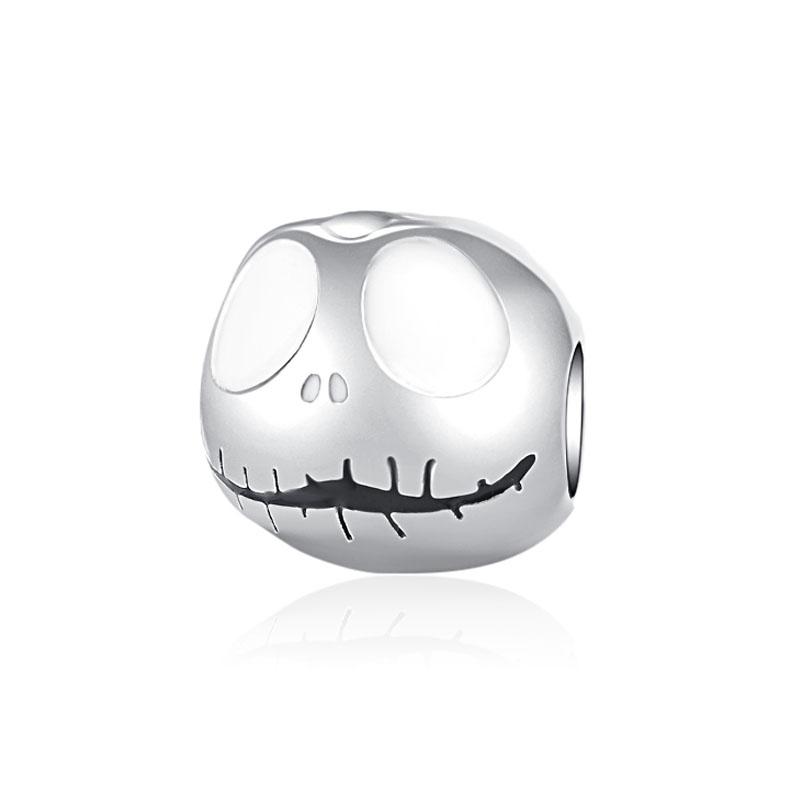 Miedziana dynia Duch Halloween Kapelusz Oczy Motyl Koralik Pasuje do Kobiecej Oryginalnej Bransoletki Biżuteria Na Prezent Bożonarodzeniowy