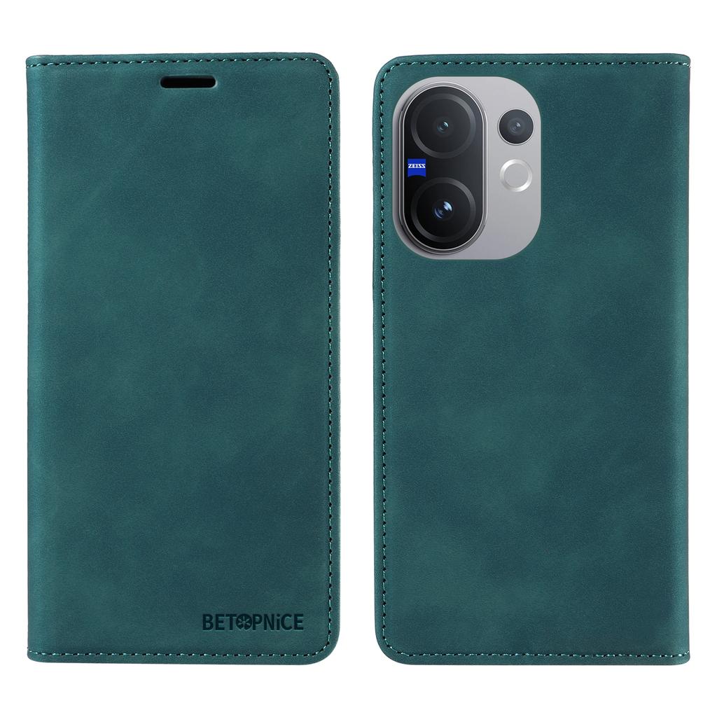 For vivo V60 5G Case BETOPNICE Magnetic Closure RFID Blocking Wallet Stand Leather Phone Cover