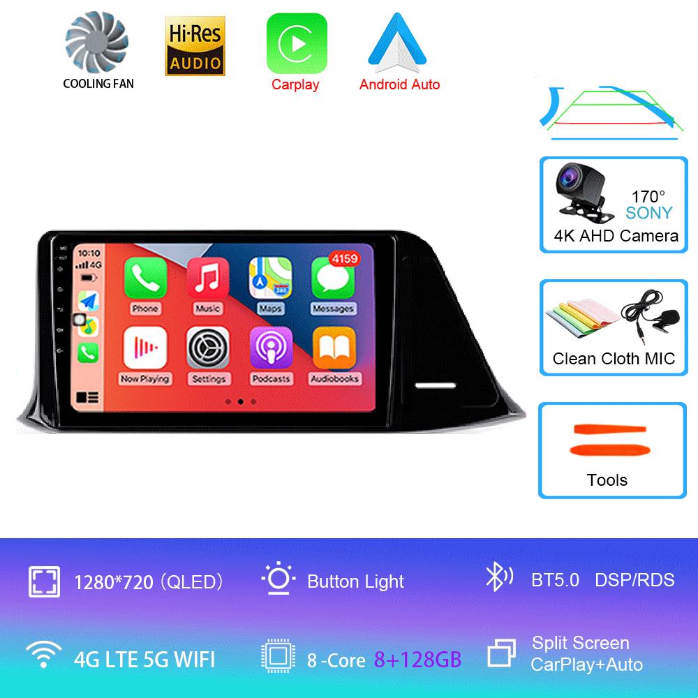 Car Radio Android 14 Carplay For Toyota C-HR CHR 2016 2017 2018 2019 2020 Multimedia Video Player Navigation Stereo GPS 2din DSP