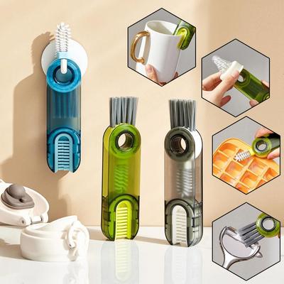 Multifunctional Cleaning Brush Cup Lid Cleaning Brush Cup Lid Groove Cleaning Brush Bottle Brush Gap Cleaning Brush Thermos Cup Lid Gap Cleaning Brush