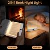 Flat Panel LED Book Light Rechargeable Clear Night Light Portable Flat Reading Light  Night Reading