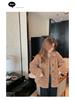 Fleece-Hoodie-Jacke Damen Herbst Winter Neuer Stil Locker Kurz Koreanischer Stil Vielseitig Studenten-Cardigan Top Trendig