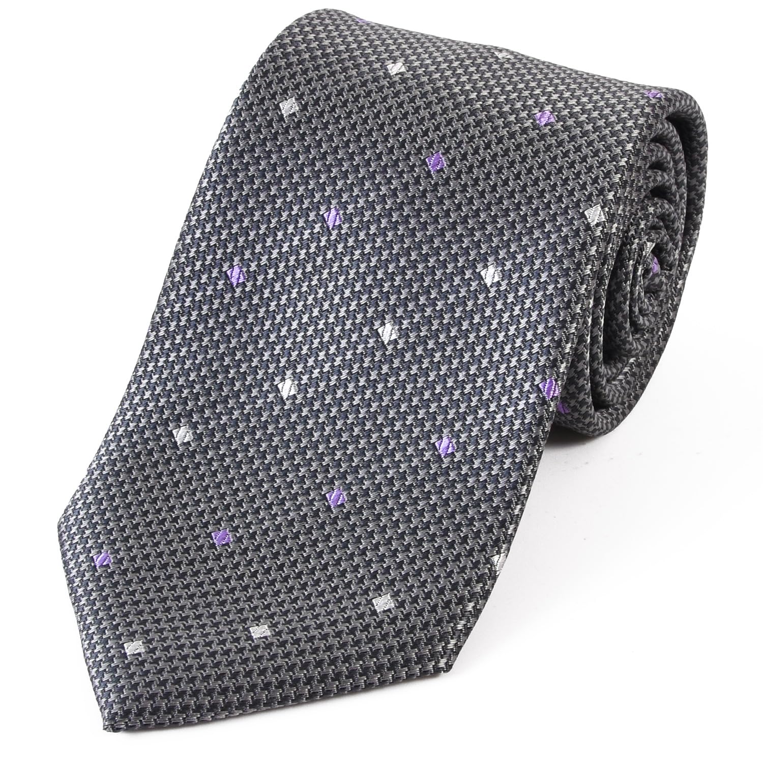 

Галстук бренда Nishijin Jacquard Square Fine Pattern [Michiko London], Япония, плетение, 100% шелк, плетение, (B Pattern Серый)