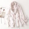 Fashion Women Spring Autumn Viscose Scarf Shawl Lemon Tree Floral Tassel Pashmina Stole Wrap Echarpe Foulards Muslim Hijab