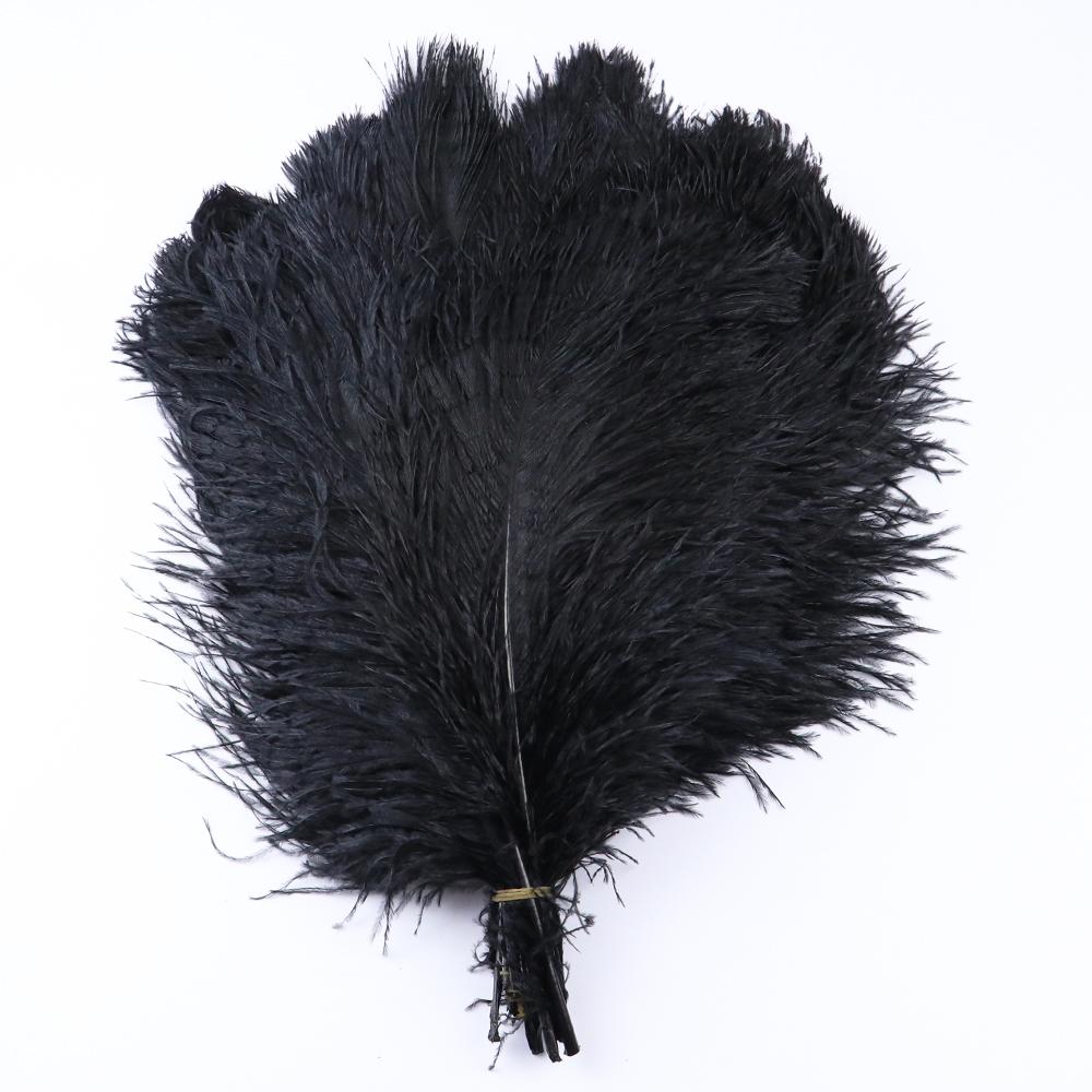 10 Pcs Colorful Ostrich Feather Wedding Table Centerpiece Decoration Plume Real Ostrich Feathers for Carnival Support 15-50 CM