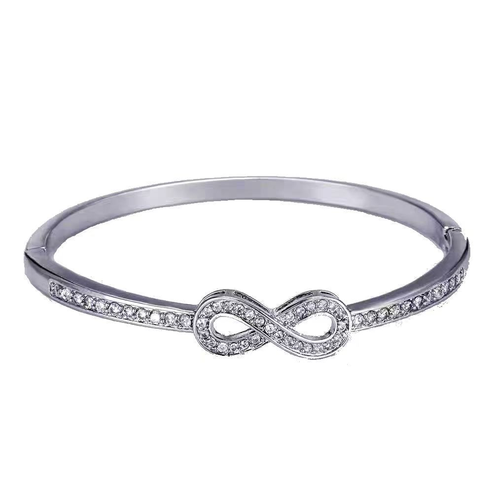 2026 Light Luxury Version 8-character Knot Women's Bracelet Does Not Fade Versatile Temperament Bracelet Hand Jewelry