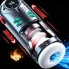 Male Masturbation Cup Automatic Telescopic Heated Sucking Pocket Pussy Blowjob Sex Machines Toy Adult Goods for Men Masturbator