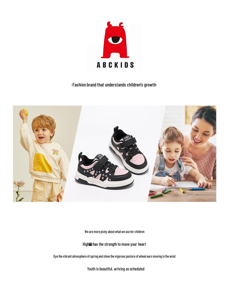 ABCKIDS 2025 Winter Velvet-Lined Velcro Sneakers for Boys & Girls