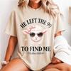He Left the 99 To Find Me Shirt, Cool Lamb Graphic Tee, Matthew 18 Christian Gift, Retro Faith Apparel