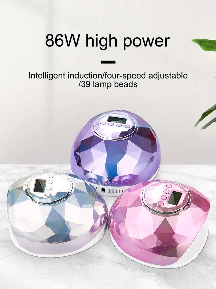 Professional Nail Dryer 39LEDS Infrared Sensor Manicure Nail Lamp for Quick Curing All UV Gel Nail Polish Nail Dryer Salon Tools