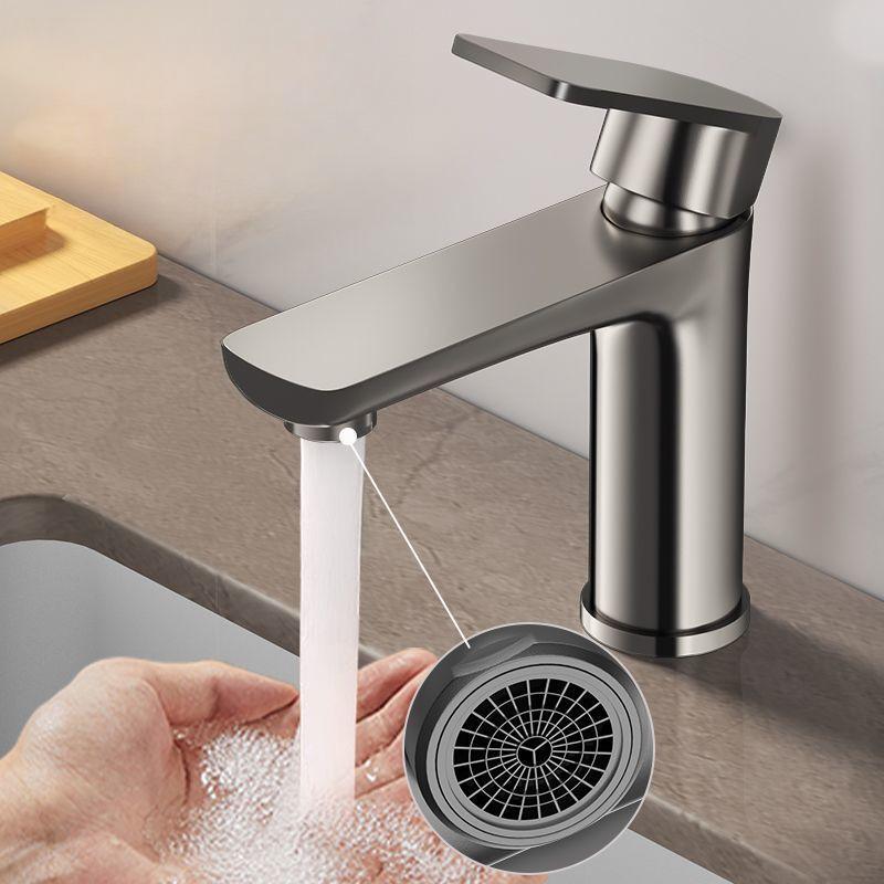 Stainless Steel Bathroom Faucet Hot Cold Water Basin Mixer Sink for Household Washbasin with Cabinet