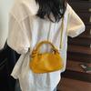 High-end niche bag women's summer new fashion messenger bag casual portable pleated bag