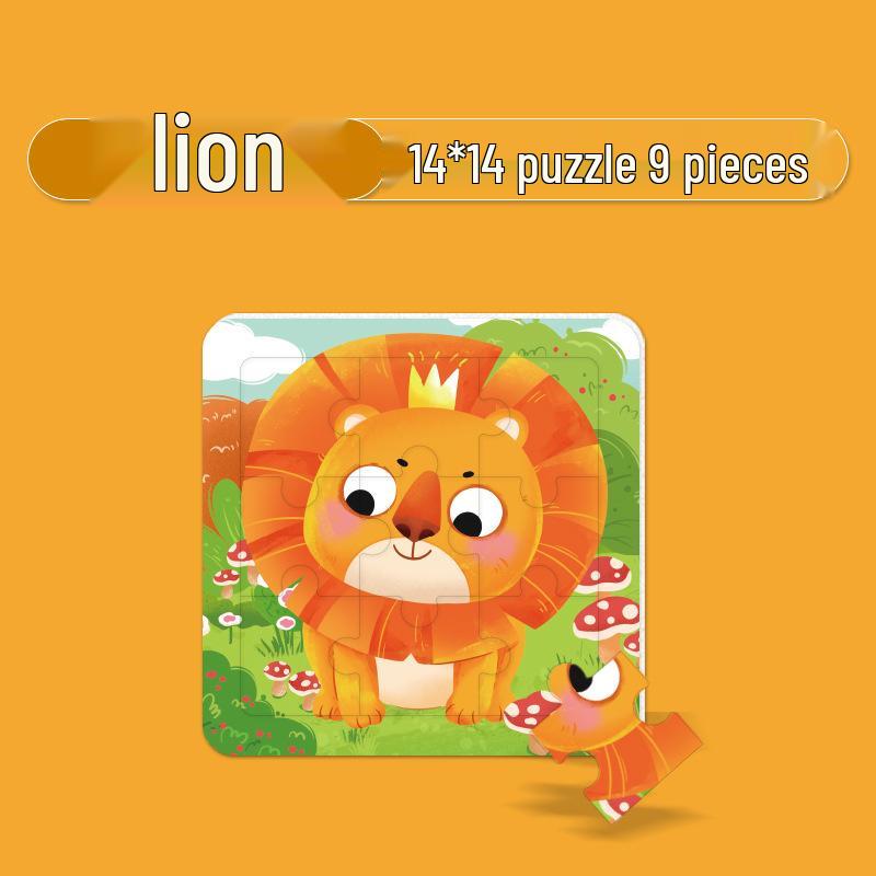 Children s Educational Jigsaw Puzzle Toy - Fun & Logical Thinking for Early Learning 14*14 cm