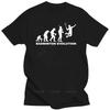 New  Fashion Hot Sale  Cotton Unisex Evolution Of BADMINTONS Tshirt - Funny Badmington Racket Shuttlecock Top Tee Shirt