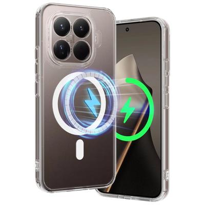 Coque Pour Xiaomi 15T Pro 15T 14T 15 Pro 15 ULTRA Transparente Anti-choc Pour MagSafe Forte Magnétique Silicone Fine Coque Anti-choc