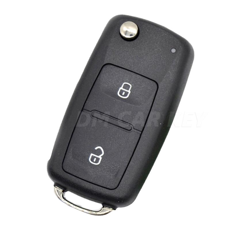 

Remote car key Shell Case blank 2/3buttons 5K0837202AD for VW Volkswagen Tiguan Passat MK6 Polo CC Seat Octavia flip key fob re 2 Buttons