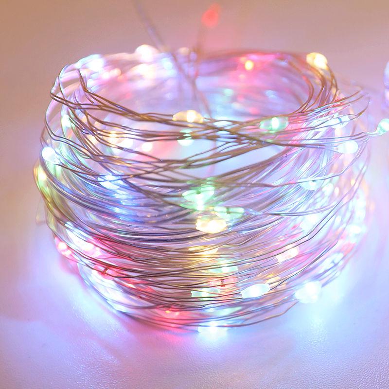 Twinkling Solar Copper Fairy Lights: Outdoor Courtyard & Garden Star Decoration