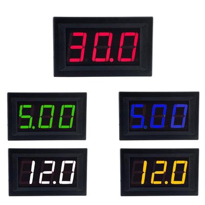 0,56'' Digitální voltmetr 3vodičový DC 0V-100V Digitální voltmetr Měřič napětí na panel Červený/Modrý/Zelený/Bílý/Oranžový Pro 6V 24V Elektromobil Motocykl Auto