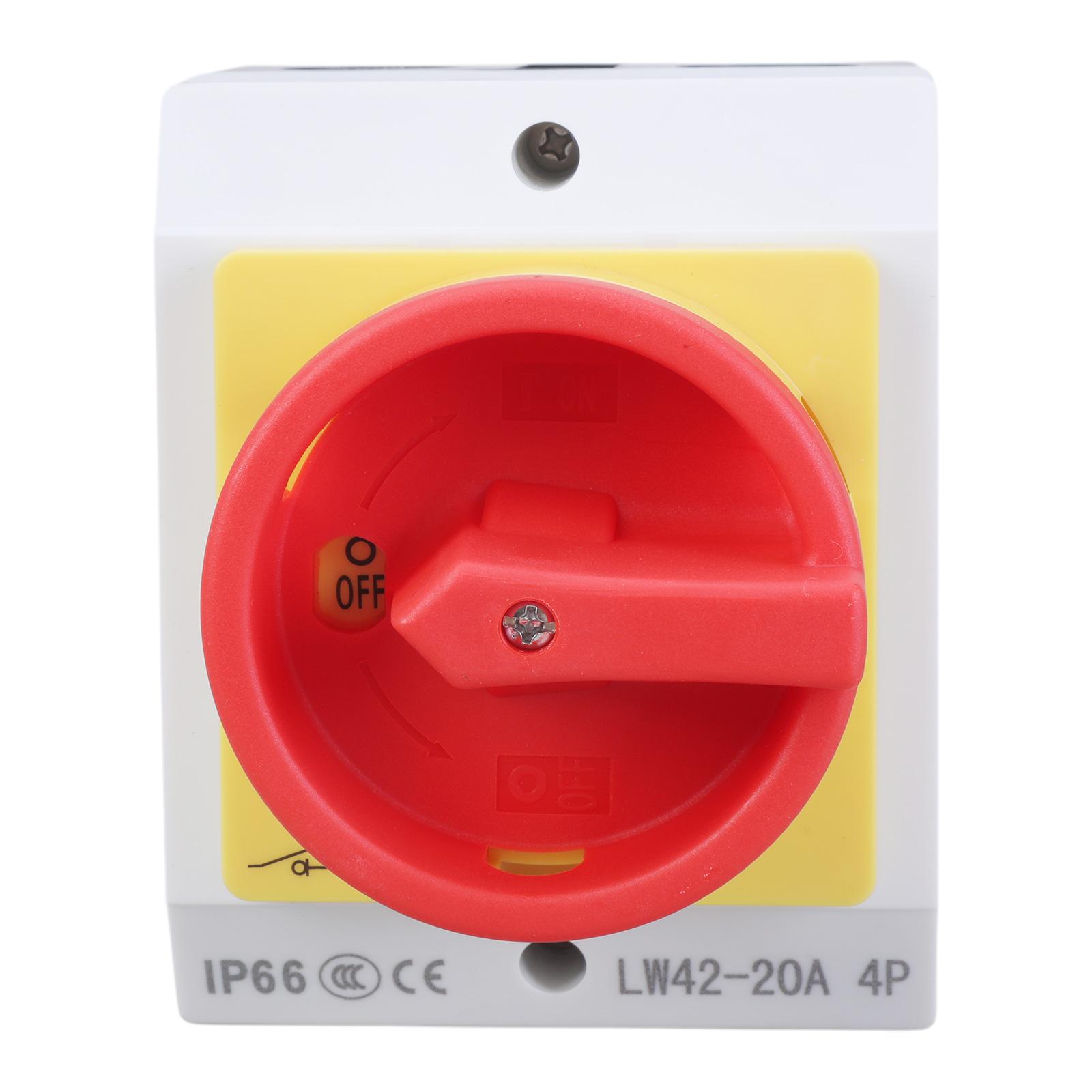 

Upgrades Outdoor Switches Flexible Cable Routing Switches Waterproof Main Switches Suitable for Various Applications 20A