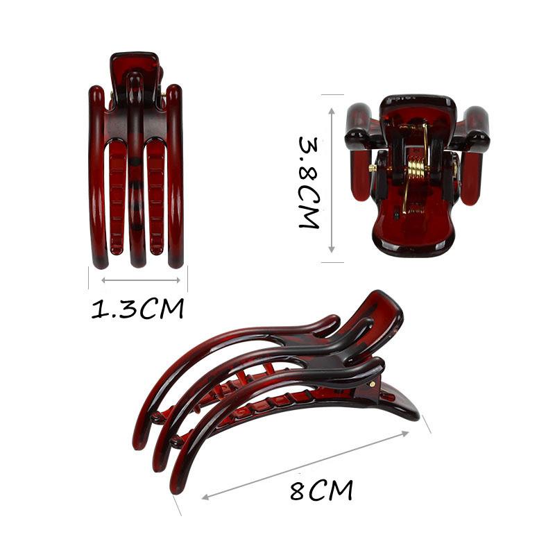 2 piezas/lote Pinzas de Plástico Minimalistas para Coleta de Mujer Accesorios de Peinado para Chicas