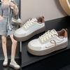 Global versatile small black white shoes women's 2025 autumn new niche non-collision high-value couple casual board shoes