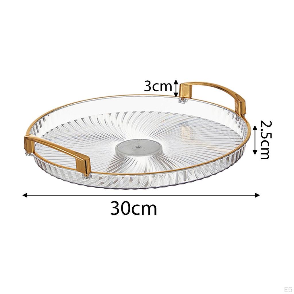 Clear Platters for Serving Snacks and Desserts at Celebrations