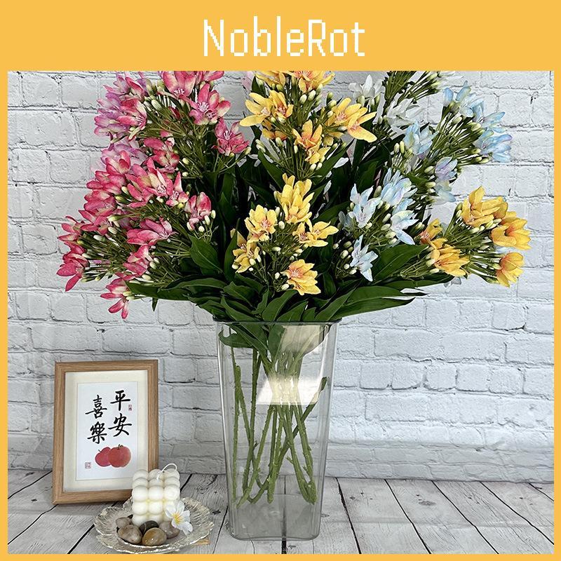 Artificial Wedding Jasmine Flower Bouquet For Bridal Decor Photography Prop Use