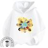 New Autumn Kawaii Hooded Sweatshirt Cute Cartoon Casual Street Style Kids Hoodie Snoopy Boys Girls