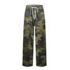 Mäns stickade moderiktiga tryckta Pocket Casual Pants Pyjamasbyxor