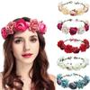 Blumen Stirnband Kopf Girlande Haarband Krone Kranz Festival Boho Hippie Hochzeit