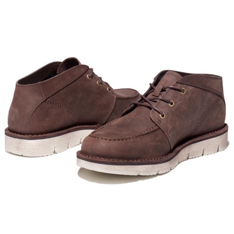 Timberland Westmore Moc Toe Chukka Boots 'Deep Brown' Men's A41YAV13