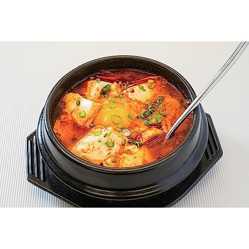 Pearl Metal Soondubu Pot, 13cm, Ceramic, Microwave-Safe, Perfect for Sundubu, Jjigae, Tteokbokki, and Hanmi-ya (Hanmi-ya) Style (HC-80)