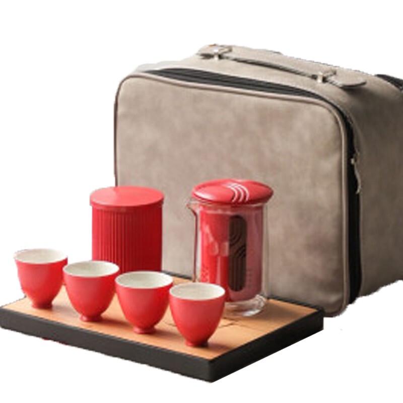 

DARUNYAO Portable Glass Travel Tea Set