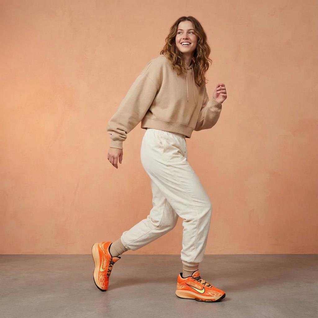 Victor Wembanyama X Nike Air Zoom GT Hustle 3 Halloween Unisex Sneakers Orange Melon-Tint Black FV5953-801