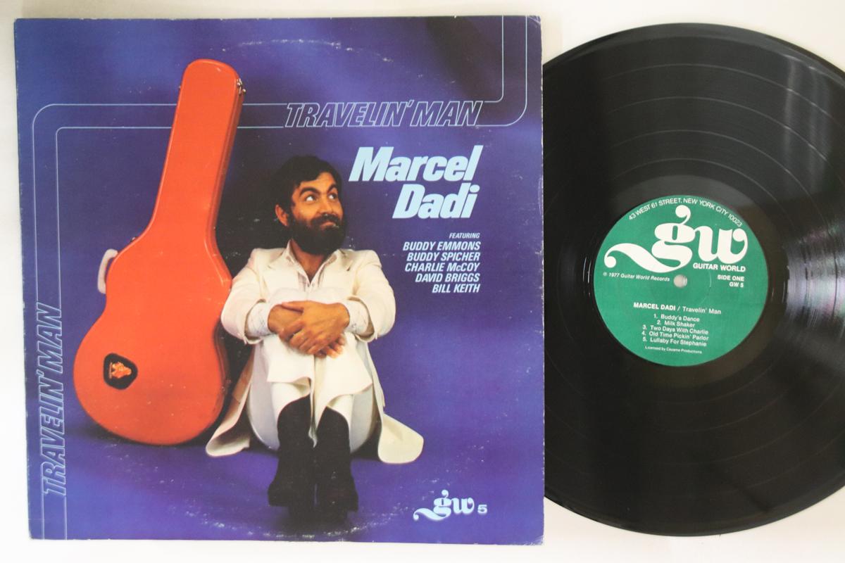 

LP Record MARCEL DADI - Travelin Man GW5 GUITAR WORLD 1977 US Folk Used