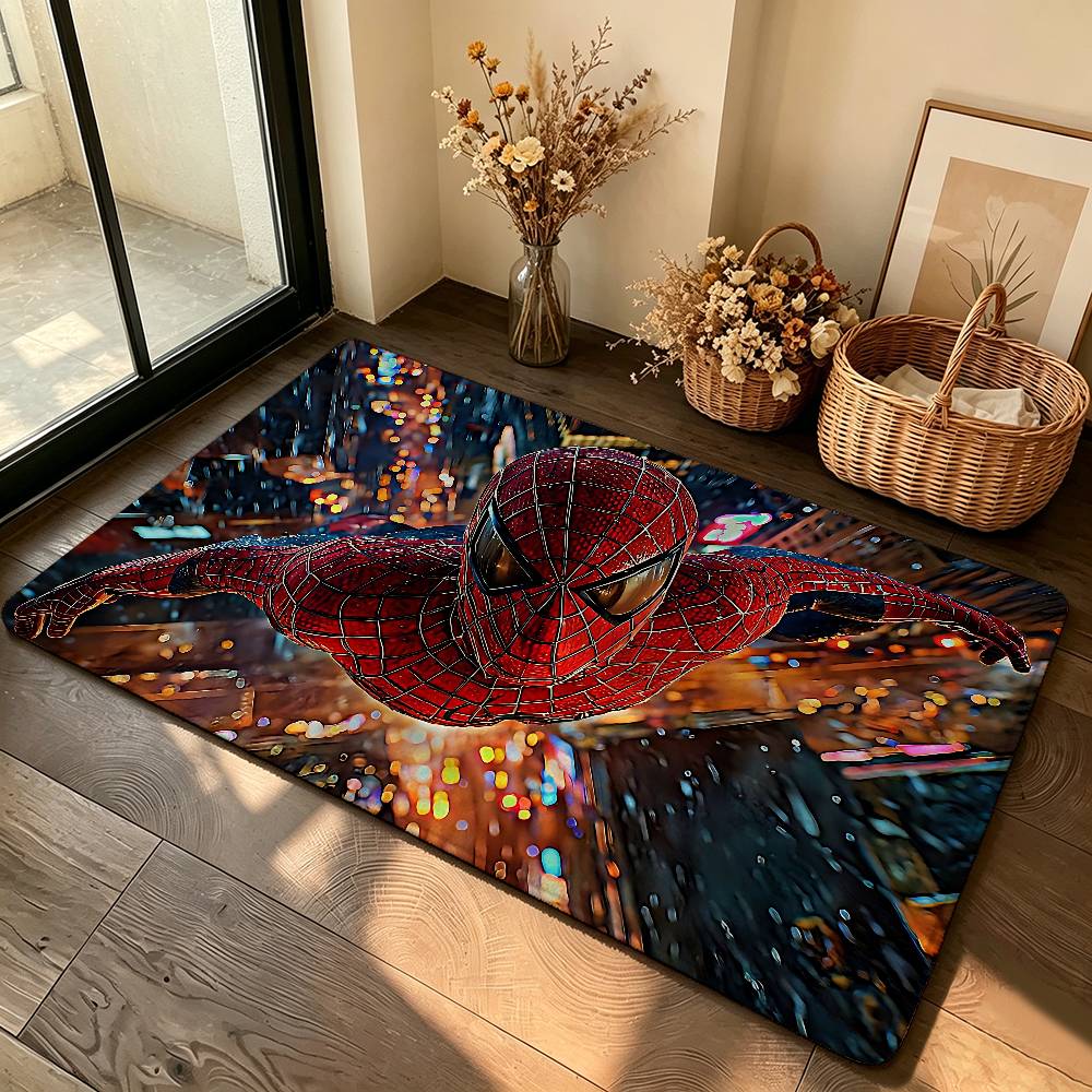 Cool-S-spider-M-manS Carpet Bathroom Anti-slip Mat Door Mat Home Decoration Mat Entrance Door Mat Scratch-resistant Door Mat