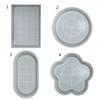 Tray Silicone Resin Mold Jewelry Making Molds Epoxy Resin Casting Mold for DIY Jewelry Container Storage Plate Mould