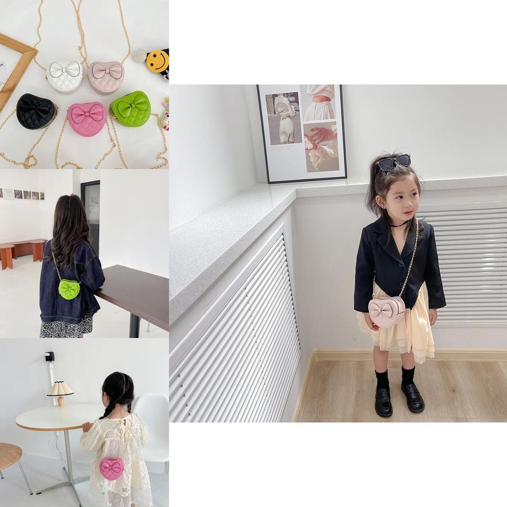 Adorable New Children's Pu Princess Crossbody Bag In Trendy Colors For Kids