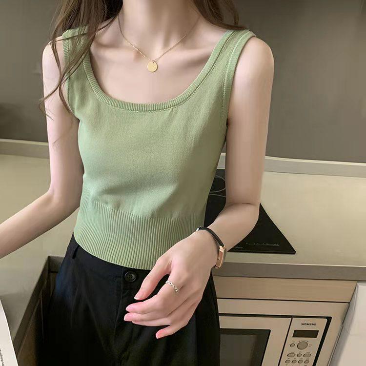 Women's Slimming Sleeveless Ice Silk Tank Top - New Spring/Summer Base Layer