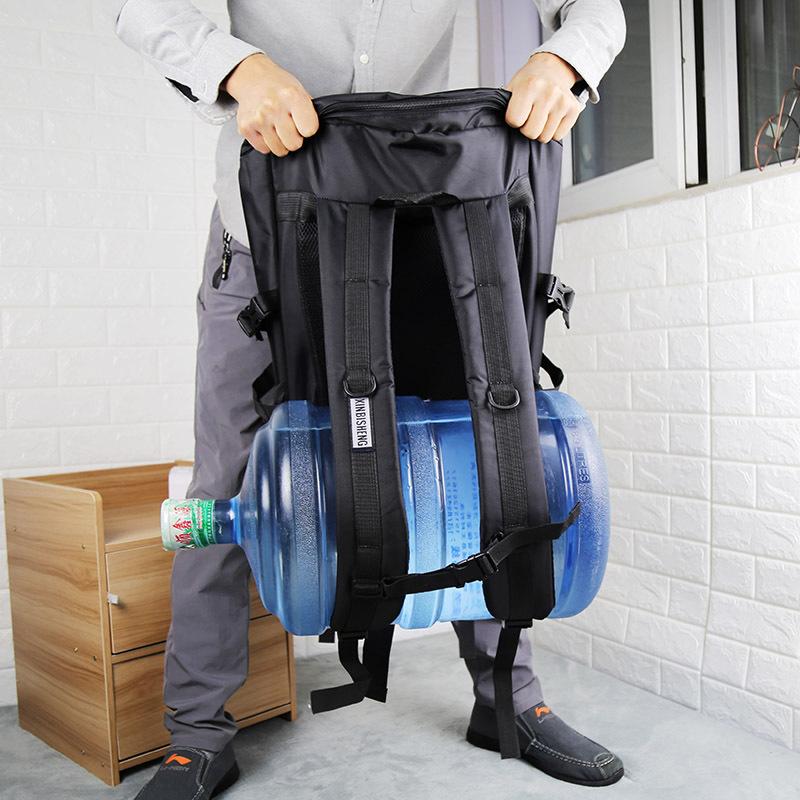 Pánský batoh, Velkokapacitní batoh, Pánská outdoorová lezecká taška, Velký batoh, Cestovní taška, Cestovní taška